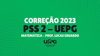 PSS UEPG  Matemática 2023 Anagrama [upl. by Jereme946]