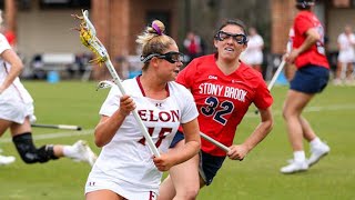 Stony Brook vs Elon  NCAA Womens Lacrosse  Full Game  32523 [upl. by Skilken]