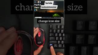 How to Resize Desktop Icon Creative Studio Resize desktop icons Change desktop icon size [upl. by Ayana]