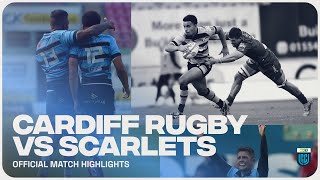 Cardiff Rugby vs Scarlets URC Round 2 Official Highlights [upl. by Yantruoc724]