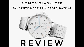 REVIEW  Nomos Glashutte Tangente Neomatik Sport Date 42 [upl. by Gianni]