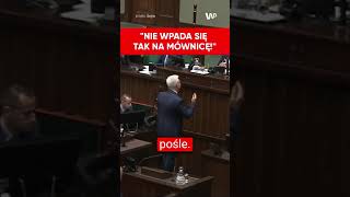 quotWtargnął panquot Zyska nagle ruszył na mównicę Zgorzelski szybko go przegonił [upl. by Collete994]