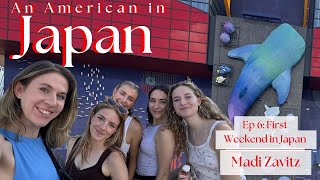 An American in Japan  Ep 6 weekend off Exploring Dotonbori Osaka Aquarium Japan Arcade [upl. by Analihp148]