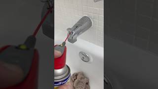 Quick Fix Unsticking a Bathtub Diverter with WD40 plumbing diy [upl. by Akihc]