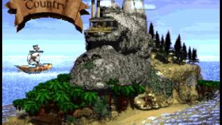 Donkey Kong Country OST Super Nintendo  Track 0223  Simian Segue [upl. by Buckie]