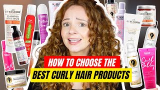 HOW TO CHOOSE THE BEST CURLY HAIR PRODUCTS  Beginners guide to curly hair products [upl. by Nnylirret557]