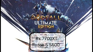 Godfall Rx 7700 XT Ryzen 5 5600 Only Max setting Raytracing 1080p [upl. by Attayek]