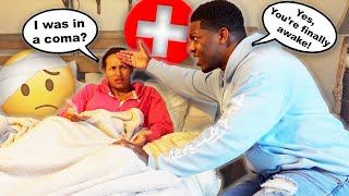 Convincing My WIFE She Was In A Coma PRANK [upl. by Alejandro657]