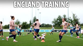 LIVE England Lionesses train at St Georges Park ahead of clash with Germany [upl. by Grace]