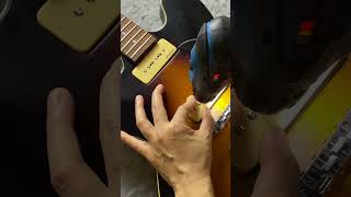 Oripure jazz guitar pickup installation tutorial [upl. by Gorton]