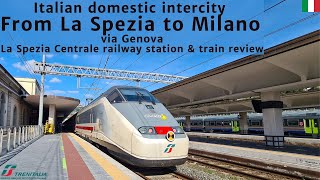 From La Spezia to Milan via Genova Italian intercity train trip report from Cinque Terre to Milan [upl. by Eemak]