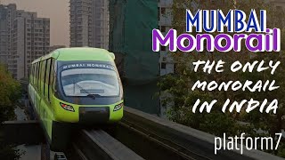 Mumbai Monorail  the only Monorail System in India  a unique MRT system  Video 267 [upl. by Hannis]