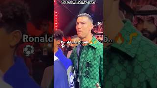 Ronaldo with Fan moment🦵🔥👍shorts football youtubeshorts ronaldo cr7 trending sports yt [upl. by Blessington]