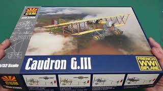 Copper State Models 132 Caudron GIII kit review [upl. by Solegna258]