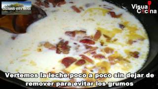 espinacas con jamon gratinadas [upl. by Minni]