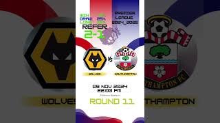 Wolves vs Southampton vòng 11 ngoaihanganhpml [upl. by Fotzsyzrk]