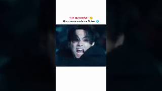 His scream😱🥶🔥 bts taehyung shortvideo btsshorts army edit [upl. by Sinai]