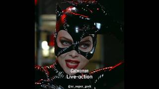 Catwoman Animation vs Liveaction gothamcity batman dcuniverse shortvideo [upl. by Sihun]