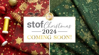 Introducing Stof Christmas 2024 Collection  Shabby Fabrics [upl. by Uranie327]