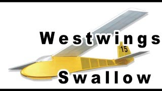 How to build a Vintage Model balsa wood glider West wings swallow 4 The Wings [upl. by Ehctav]