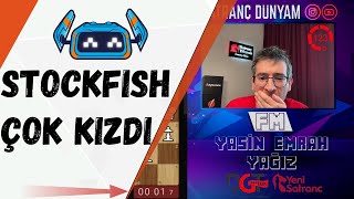 STOCKFISH ÇOK KIZDI 19 BLUNDER ve 10 MISTAKE [upl. by Alocin]