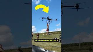 FORTNITE GLIDER IRL 😱 [upl. by Wylie]