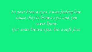 Lady Ga Ga Brown Eyes LYRICS [upl. by Kimberley]