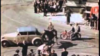 World War II Color Footagedes SFP 186VE Day Prag 1945 13 [upl. by Anihc]