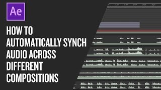 How to automatically synch audio across different compositions in After Effects [upl. by Lienet]