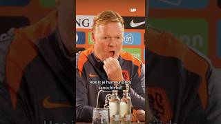 Koeman REAGEERT op INTERVIEW BOZE Bergwijn 👀💥 oranje bergwijn koeman [upl. by Mccollum]