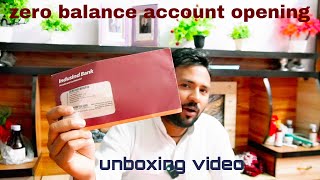 IndusInd Bank ATM unboxingIndusInd Bank zero account openingzero monthly maintenanceservice [upl. by Ekusuy]