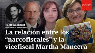 La relación entre los quotnarcofiscalesquot y la vicefiscal Martha Mancera una columna de Yohir Akerman [upl. by Dedie782]