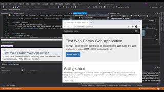 ASPNET Web Forms in Visual Studio 2019Getting Started [upl. by Henrie978]