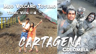 Bathing in a MUD VOLCANO  Volcan El Totumo Colombia  Part4  Bengali Travel Vlog  2020 [upl. by Attezi]