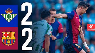 BETIS 2 vs 2 FC BARCELONA  LALIGA 202425 MD16 [upl. by Lowe]