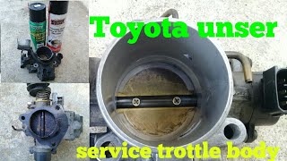 enjin semputRPM turun naiktiming jadi gilatutorial cara service throttle body Toyota unser diy [upl. by Fremont]