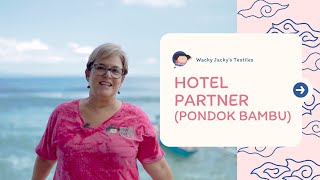 Candidasa Beachfront Hotel  Pondok Bambu WackyJackysRetreats [upl. by Gnoc]