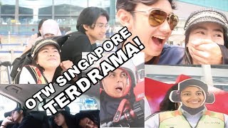 FELITO GABYABES OTW SINGAPORE  Penuh Drama Hahahaha [upl. by Anicnarf]