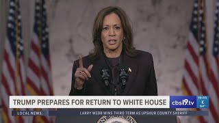 Kamala Harris concedes election pledges peaceful transition of power [upl. by Harol898]