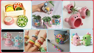 Easy Air Dry Clay Crafts Ideas for Beginners [upl. by Yelnahs]