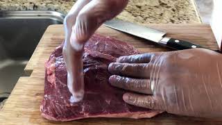 How To Cut Picanha Into Steaks  Como Cortar Picanha [upl. by Dracir924]