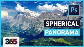 Spherical Panorama  Photoshop CC Tutorial 207365 [upl. by Adahsar]