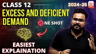 EXCESS AND DEFICIENT DEMAND class 12 ONE SHOT  Macroeconomics  GAURAV JAIN [upl. by Nalepka]