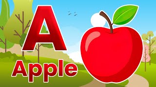 A for Apple  ABCD  A to Z Alphabet Learning  Phonics Song  A for Apple B for Ball  ABC Song [upl. by Garling677]