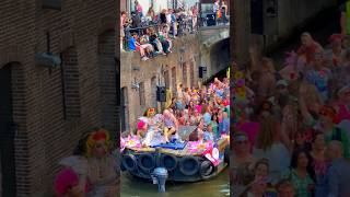 Must do in the Netherlands Canal Pride 🌈 [upl. by Jemina]