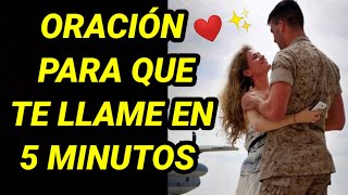 ☎️MEDITACIÓN muy FUERTE para QUE TE LLAME en 5 MINUTOS ⏳CONEXIÓN INMEDIATA 🧲TU AMOR LLEGARA A TI [upl. by Dlonyar422]