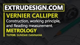 Vernier Caliper Diagram Construction and working principle [upl. by Ellsworth]