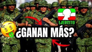 Estos son los SUELDOS DEL EJÉRCITO 🤑💲 SEDENA ¿Cuanto DINERO GANARÁS [upl. by Jada977]