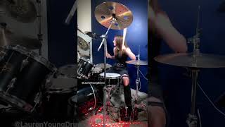 Mammoth WVH  Don’t Back down Drum Cover  Drummer Cam Performed LIVE by Teen Drummer Lauren Young [upl. by Ahsahs419]