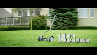 Earthwise 14 inch reel mower [upl. by Hsepid873]